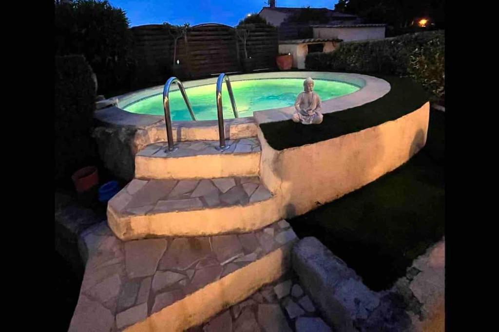 Piscine Cosy, 3 Chambres, 3 Sdb, Havre De Paix A 10 Min Des Plages 모기오 외부 사진